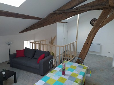 APPARTEMENT T2 A LOUER - VERDUN SUR LE DOUBS - 46.38 m2 - 455 € charges comprises par mois