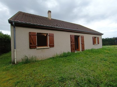 Maison de plain pied avec 3 chambres et garage - BRAZEY EN PLAINE - 93,2 m2 - VENDU