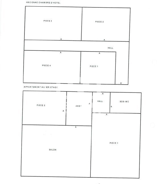 Local commercial-appartement-dépendances A VENDRE - ARNAY LE DUC - 270 m2 - 88 000 €
