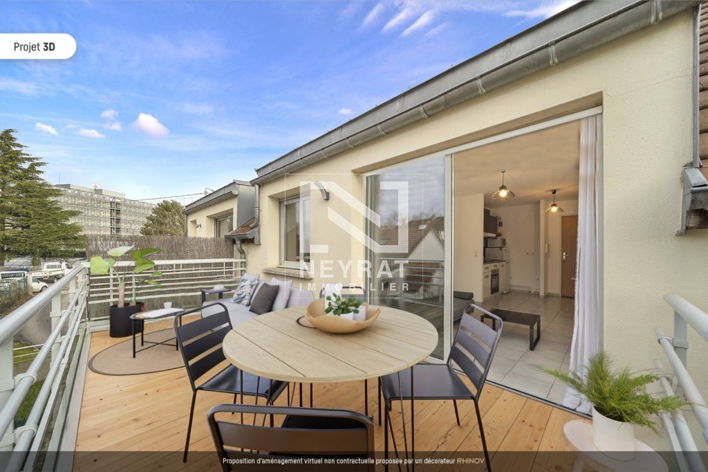 APPARTEMENT T1 BIS AVEC TERRASSE ET GARAGE - DIJON - 33.84 m2 - VENDU