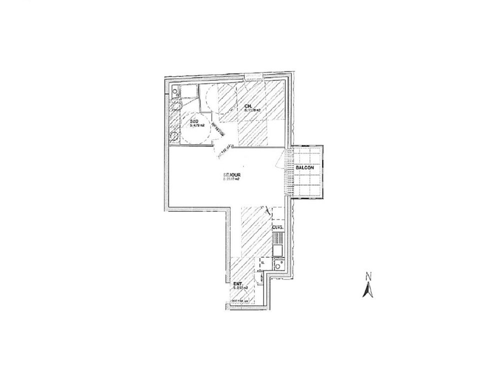 APPARTEMENT TYPE 2 AVEC BALCON ET PARKING - DIJON - 42.3 m2 - 156�200�&euro;