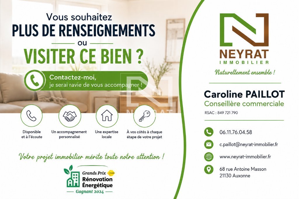 Appartement 2 Chambres ascenseur Garage Cave A VENDRE - AUXONNE - 80.86 m2 - 114 000 &euro;