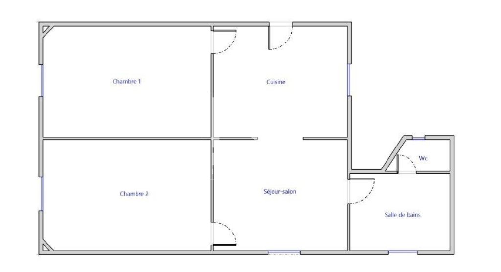 APPARTEMENT TYPE 3 - CHALON SUR SAONE - 55.45 m2 - VENDU