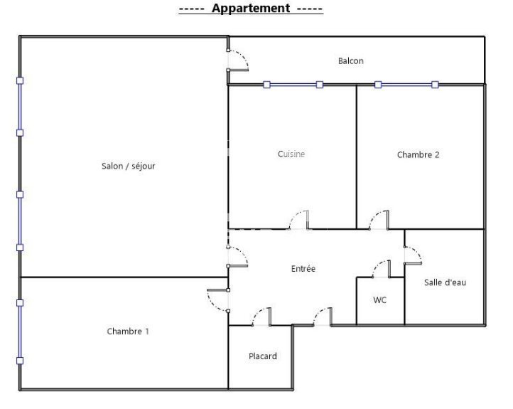 Grand T3 avec vue dégagée A VENDRE - DIJON TIRE PESSEAU - 73.23 m2 - 90 000 &euro;