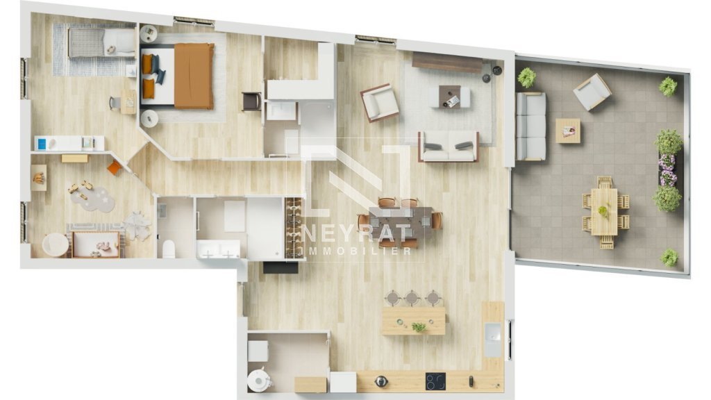 APPARTEMENT T4 - CHALON SUR SAONE - 113.45 m2 - 374�000�&euro;