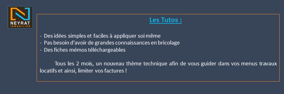 Conseils techniques par Neyrat Immobilier