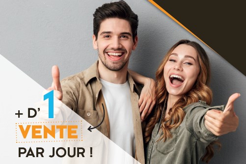 Lefficacit prouve avec plus d'1 vente par jour